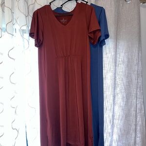 2 Cuddl Duds dresses